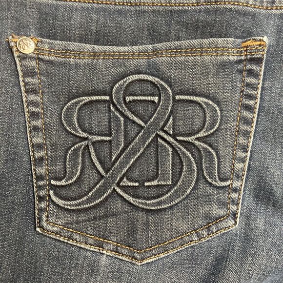 Rock‎ & Republic Kasandra Women's Dark Blue Mid Rise Jeans Size 12 - Picture 7 of 14